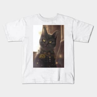 Mystic Mage cat: Azra Kids T-Shirt